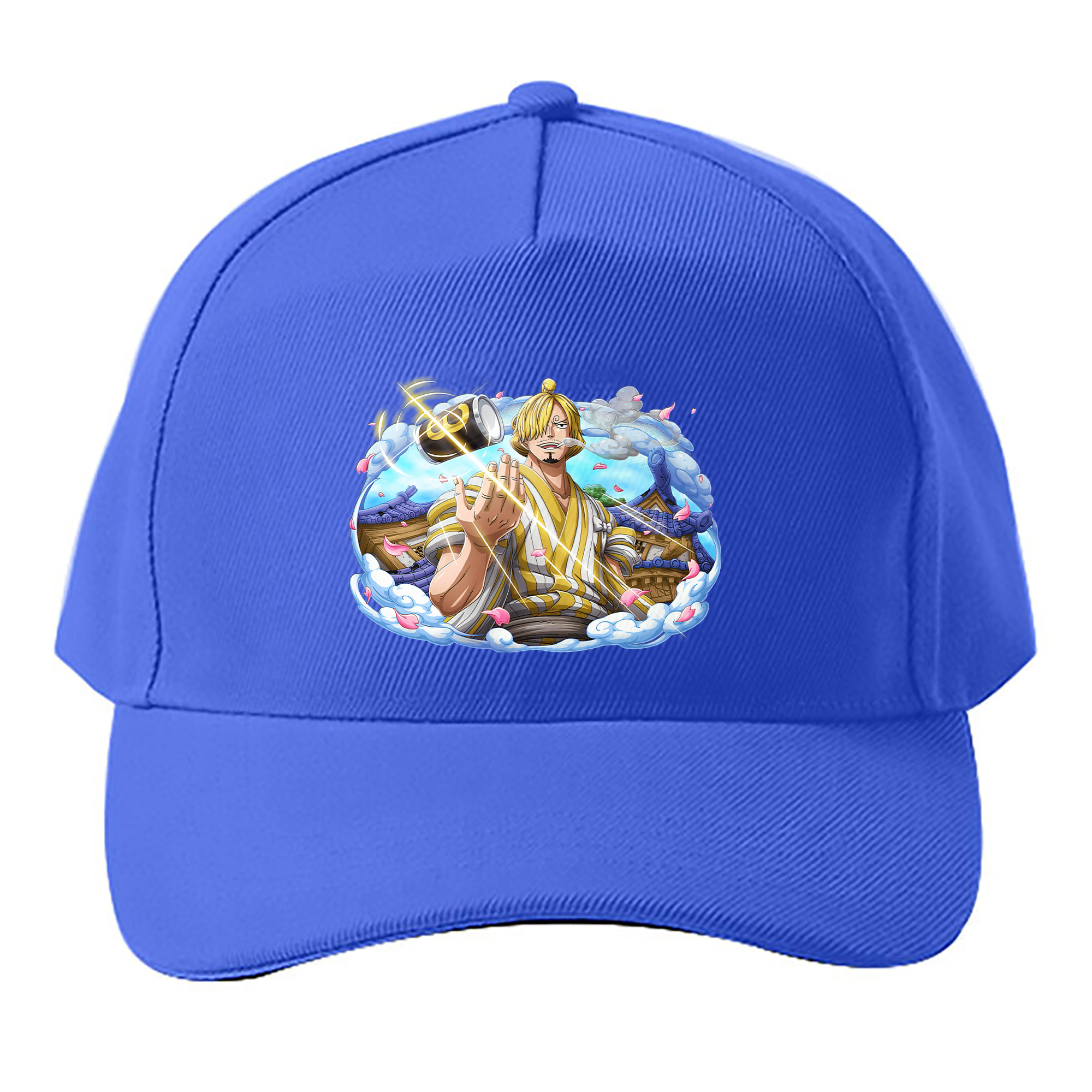 （画像用） ワンピース サンジ ONE PIECE Sanji ベースボールキャップ 綿100％ 男女兼用 帽子 スポーツ